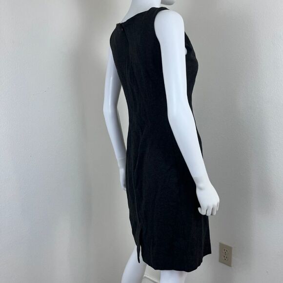 M.M.Lafleur The Lydia Women Size 10 Gray Sleevless Sheath Mini Dress Minimalist - Picture 12 of 17